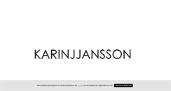 Desktop Screenshot of karinjjansson.blogg.se