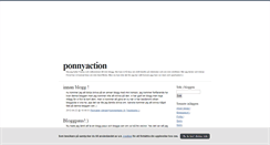 Desktop Screenshot of ponnyaction.blogg.se