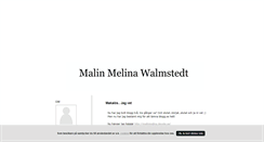 Desktop Screenshot of malinmelinaas.blogg.se