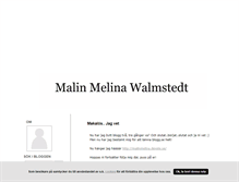 Tablet Screenshot of malinmelinaas.blogg.se