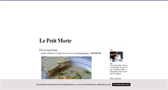 Desktop Screenshot of lepetitmorte.blogg.se