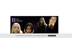 Desktop Screenshot of blondandbrownie.blogg.se
