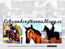 Tablet Screenshot of leksandsryttarna.blogg.se