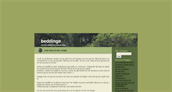 Desktop Screenshot of beddinge.blogg.se