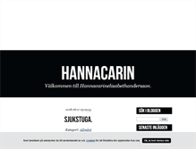 Tablet Screenshot of hannacarin.blogg.se