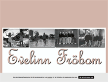 Tablet Screenshot of frobom.blogg.se