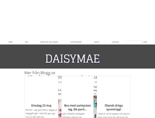 Tablet Screenshot of daisymae.blogg.se