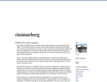 Tablet Screenshot of cissimarberg.blogg.se