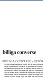 Mobile Screenshot of billigaconverse.blogg.se