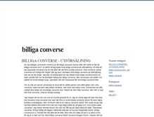 Tablet Screenshot of billigaconverse.blogg.se