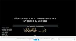 Desktop Screenshot of learnquran.blogg.se