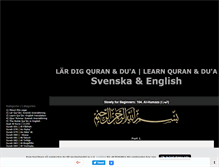 Tablet Screenshot of learnquran.blogg.se