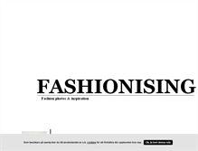 Tablet Screenshot of fashionising.blogg.se