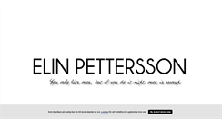 Desktop Screenshot of elinpettersson.blogg.se