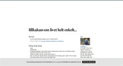 Desktop Screenshot of lillkakan.blogg.se