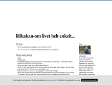 Tablet Screenshot of lillkakan.blogg.se