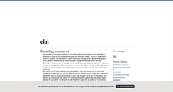 Desktop Screenshot of elinjohnson.blogg.se