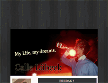 Tablet Screenshot of callelubeck.blogg.se