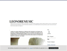 Tablet Screenshot of leonoremusic.blogg.se