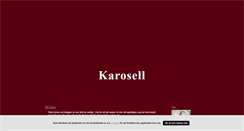 Desktop Screenshot of karosell.blogg.se