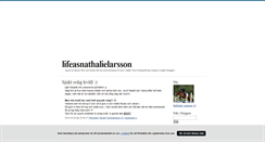 Desktop Screenshot of lifeasnathalielarsson.blogg.se