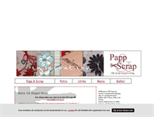 Tablet Screenshot of pappochscrap.blogg.se