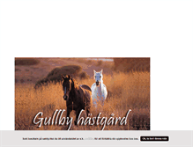 Tablet Screenshot of gullbyhastgard.blogg.se