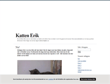 Tablet Screenshot of kattenerik.blogg.se