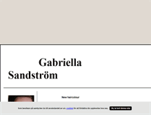 Tablet Screenshot of gabbesandstrom.blogg.se