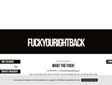 Tablet Screenshot of fuckyourightback.blogg.se