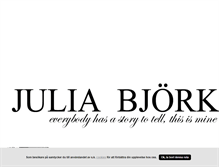 Tablet Screenshot of juliabbjork.blogg.se