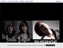 Tablet Screenshot of justinbiebersverige.blogg.se