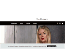 Tablet Screenshot of fashionbyelin.blogg.se