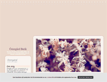 Tablet Screenshot of ostergardbutik.blogg.se