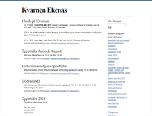 Tablet Screenshot of kvarnenekenas.blogg.se