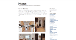 Desktop Screenshot of dekoren.blogg.se