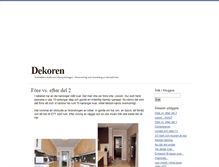 Tablet Screenshot of dekoren.blogg.se