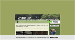 Desktop Screenshot of livsdagboken.blogg.se