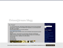 Tablet Screenshot of orionstjarnan.blogg.se