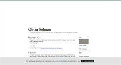 Desktop Screenshot of oliviasolman.blogg.se