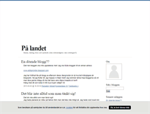 Tablet Screenshot of lantbruk.blogg.se