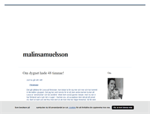 Tablet Screenshot of malinsamuelsson.blogg.se