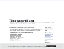 Tablet Screenshot of pengartilllaget.blogg.se