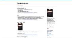 Desktop Screenshot of beatricetone.blogg.se