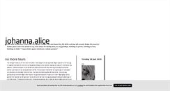 Desktop Screenshot of johannaalice.blogg.se