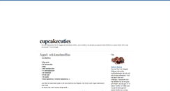 Desktop Screenshot of cupcakecuties.blogg.se