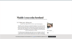 Desktop Screenshot of maddeicocacolahemland.blogg.se