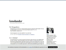 Tablet Screenshot of kmolander.blogg.se