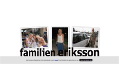 Desktop Screenshot of familjenerixon.blogg.se