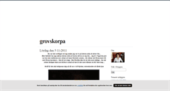 Desktop Screenshot of grovskorpa.blogg.se